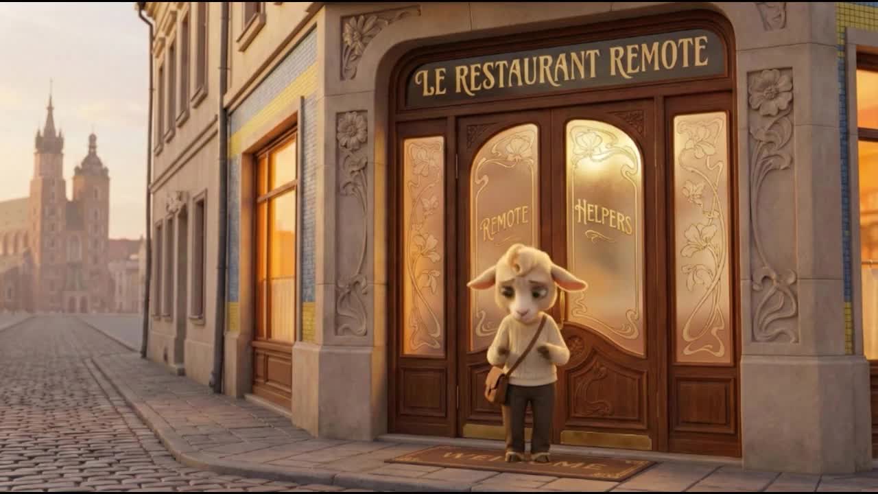 Welcome to La Restaurant Remote: onboarding story (16:9)